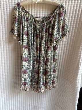 Natalie Martin Stevie Dress Cyprus Lilac Floral Boho Size S